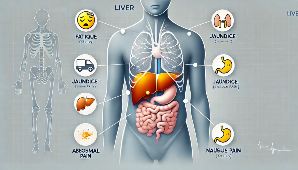 Symptoms of liver damage caused by toxic supplements