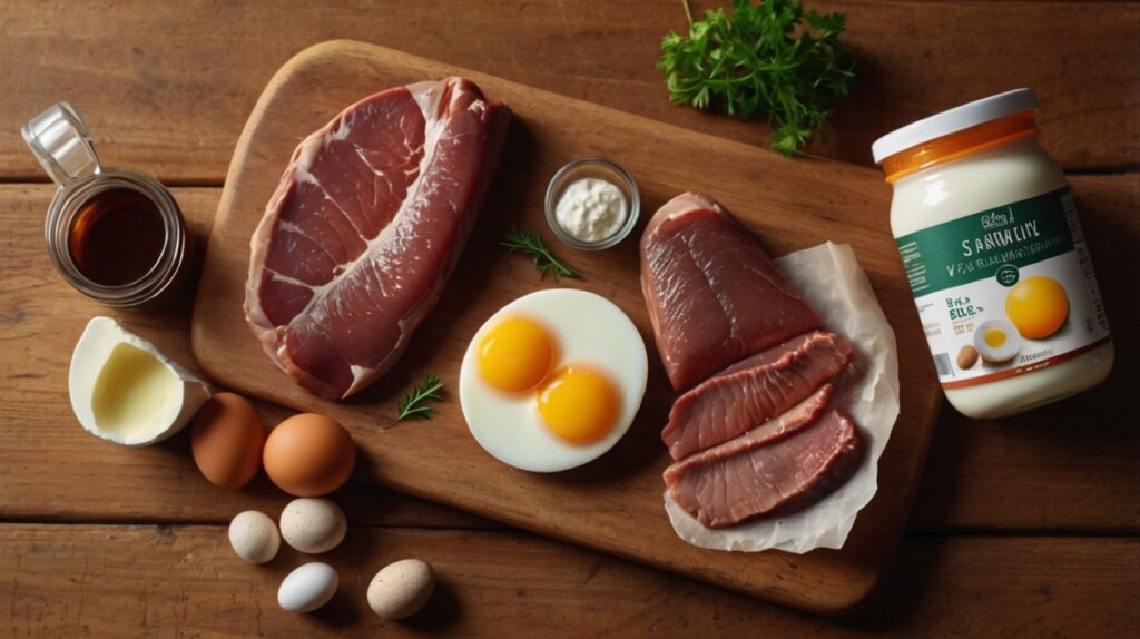 Foods rich in vitamin B12 such as liver, eggs, cheese, and fish