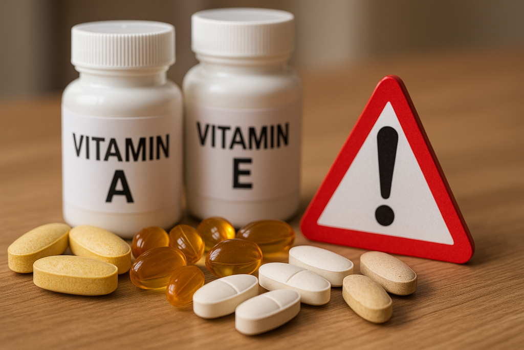 Warning about vitamins that weaken your legs like A and E supplements for seniors
