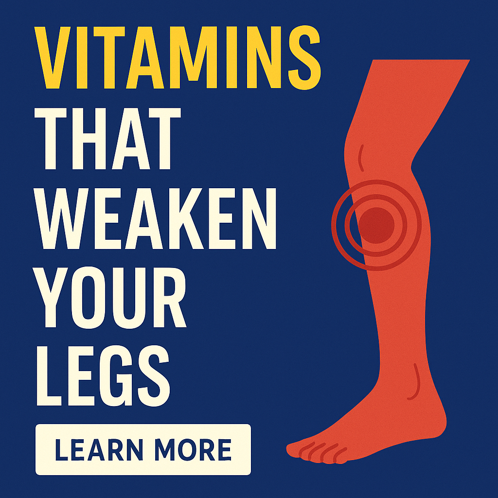 Vitamin-related causes of weak legs with pain signal on knee
